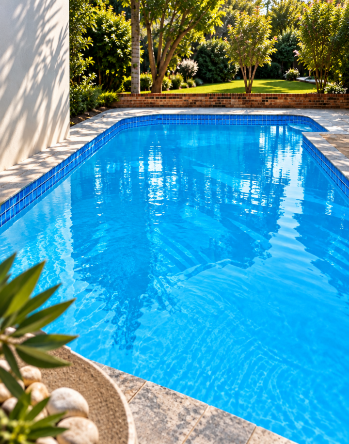 Laguna Blue marbelite pool plaster finish